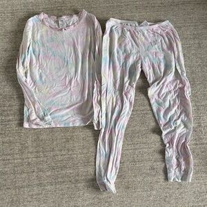 Esme Colorful Tie-Dye Kids Pajama Set